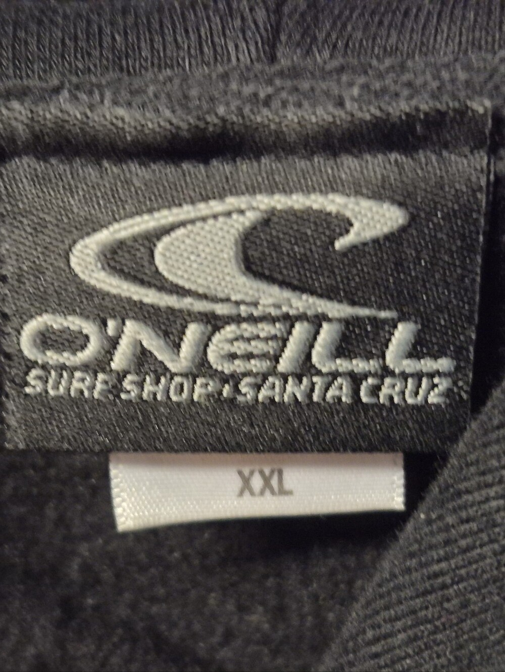 O'Neill Black Pullover Hoodie with Red Logo - Picture 4 of 10